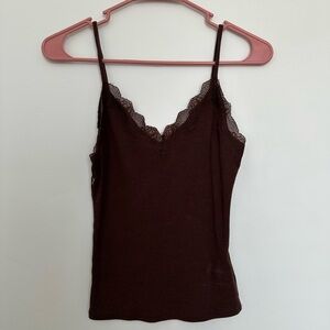 EXPRESS lace trim cami tank